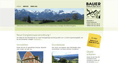 Desktop Screenshot of bauerimmo.de
