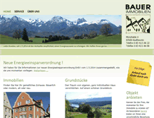 Tablet Screenshot of bauerimmo.de